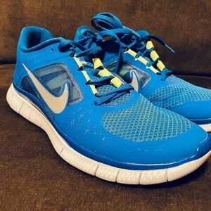 New Nike Free Run 3.0 Old Stock Vintage  Mens 8.5 US 42 EUR Medium Blue White